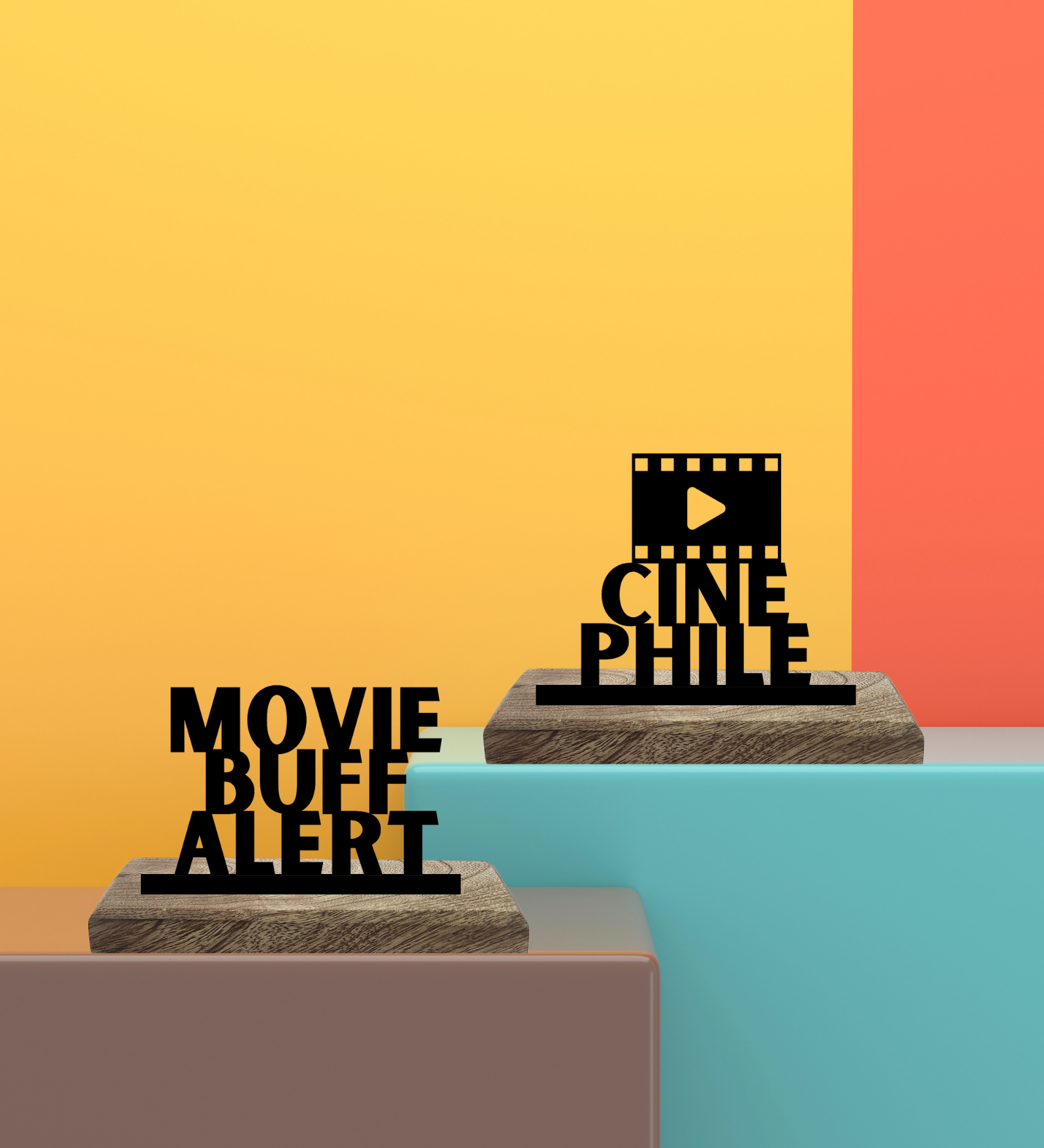 Cinephile Set of 2 Table Décor