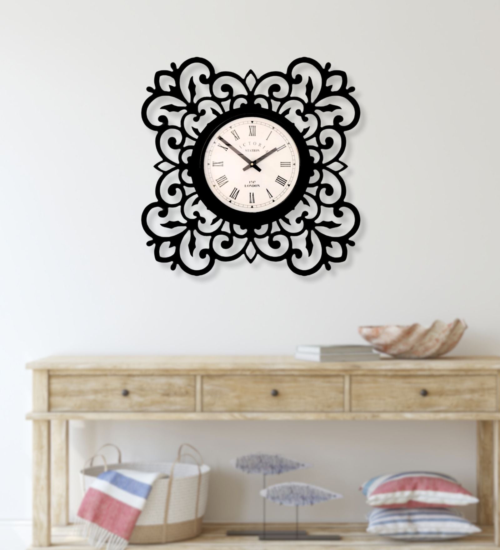 Mandala Wall Clock