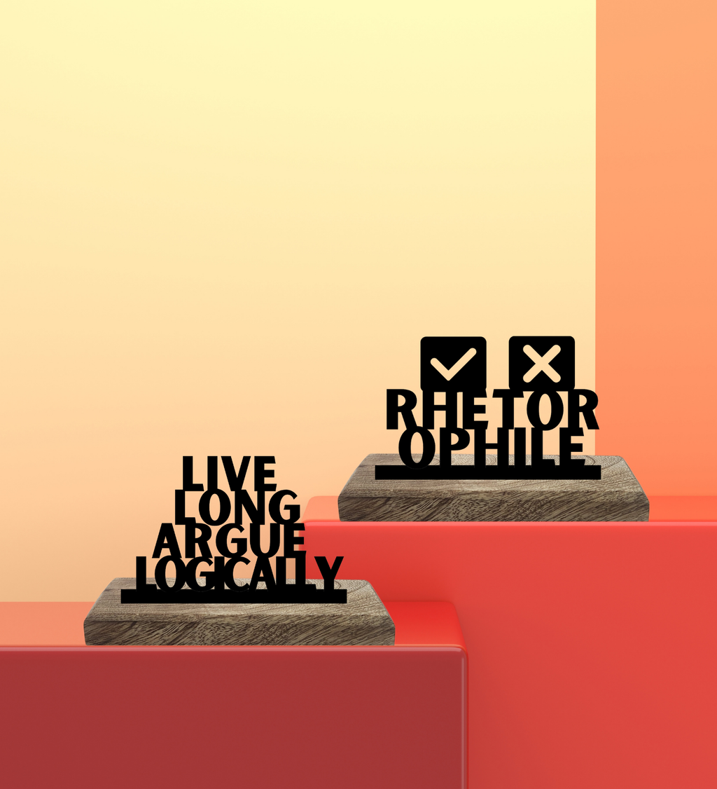 Rhetorophile Set of 2 Table Décor