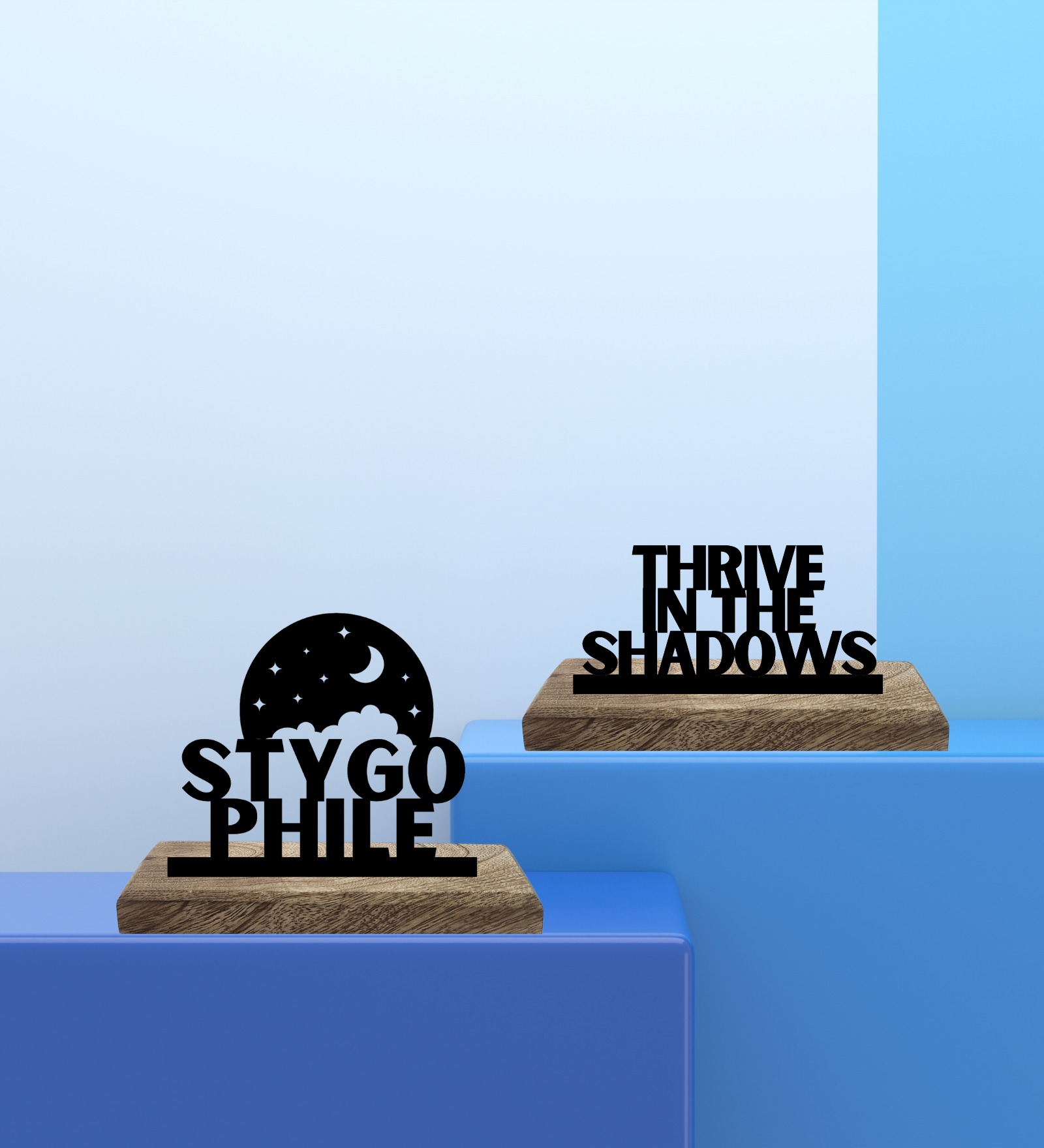 Stygophile Set of 2 Table Décor