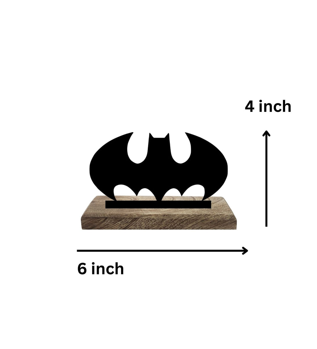 Dark Knight's Playful Pursuit Set of 2 Table Décor