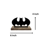 Dark Knight's Playful Pursuit Set of 2 Table Décor