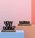 Quirky Conversations Set of 2 Table Décor