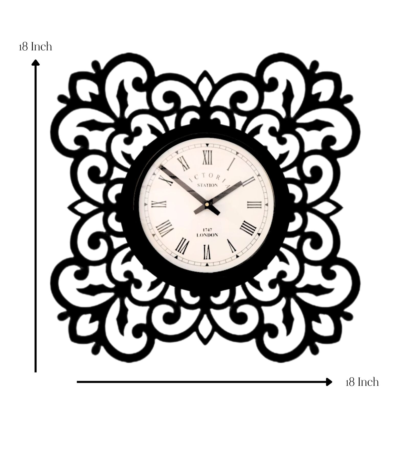 Mandala Wall Clock