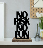 Calm Composure, Bold Risks Set of 2 Table Décor