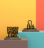 Leo Sun Sign Set of 2 Table Décor