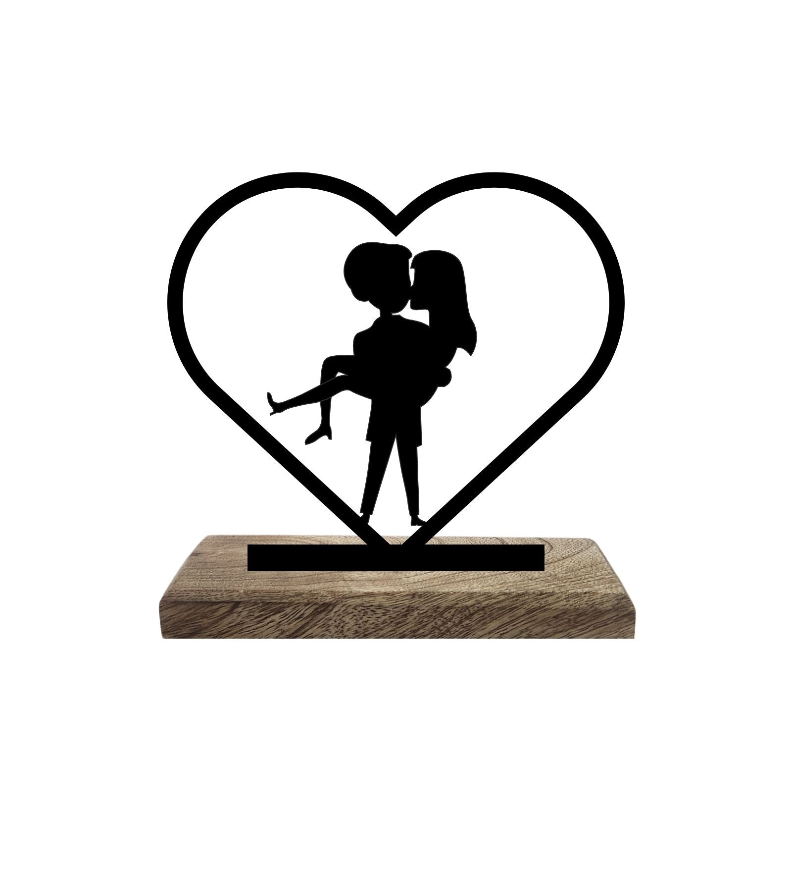 Eternal Love Set of 2 Table Décor