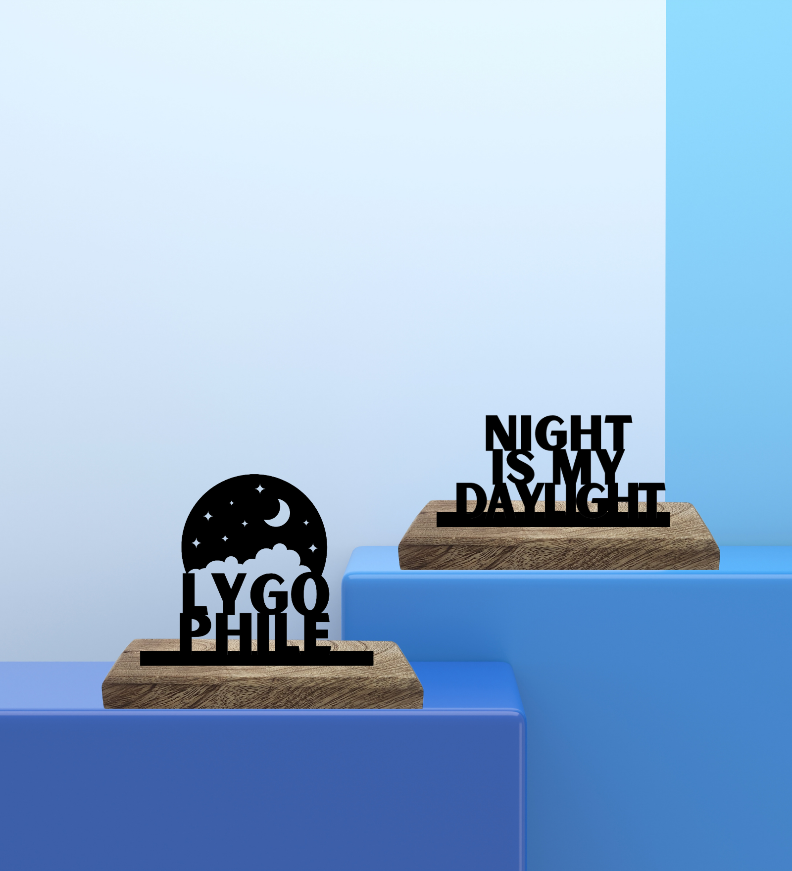 Lygophile Set of 2 Table Décor