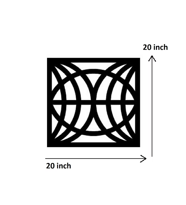 Square Creative Pattern Panel