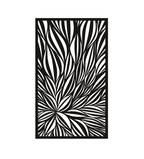Rectangular Creative Leaves Pattern Panel