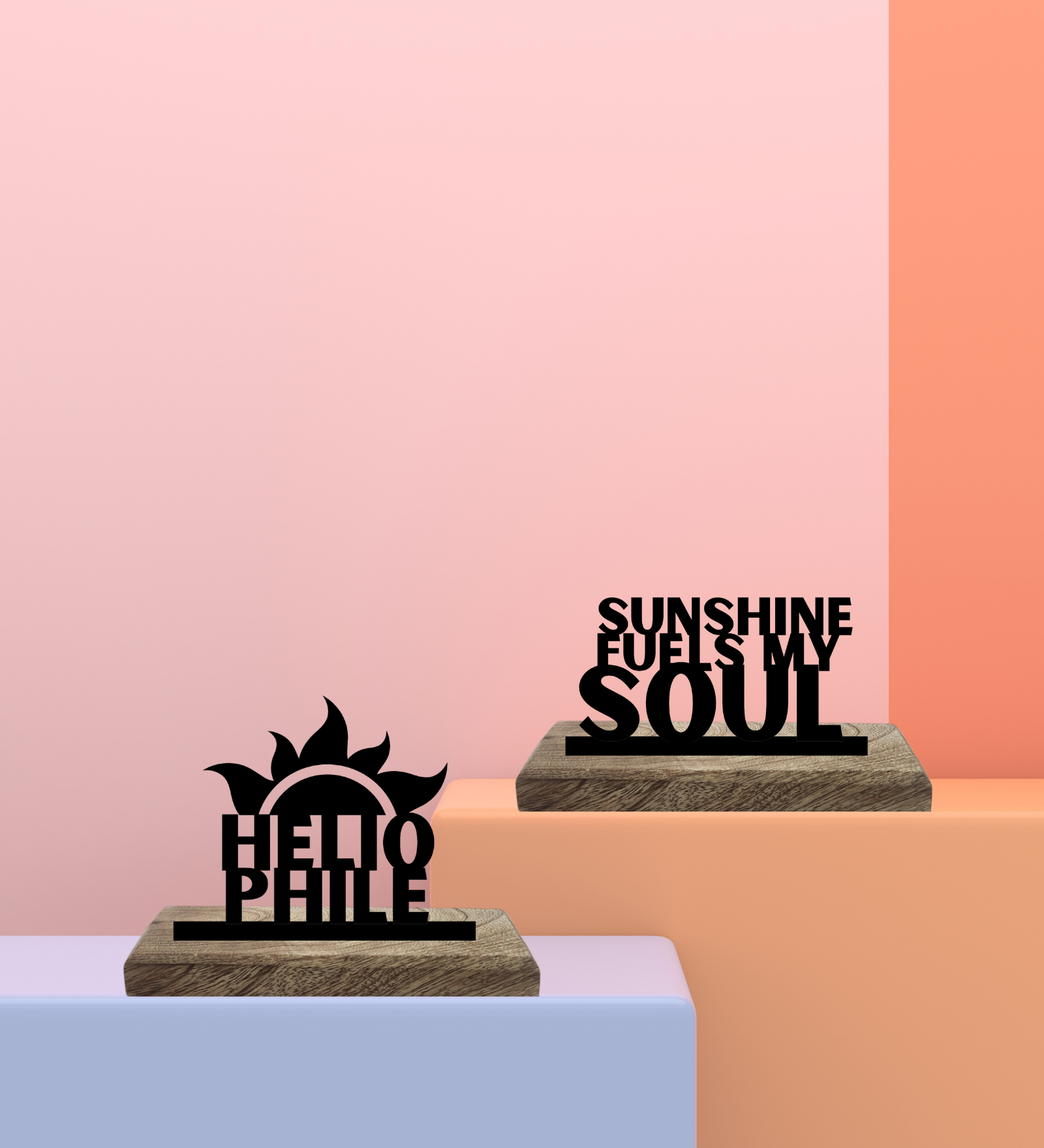 Heliophile Set of 2 Table Décor