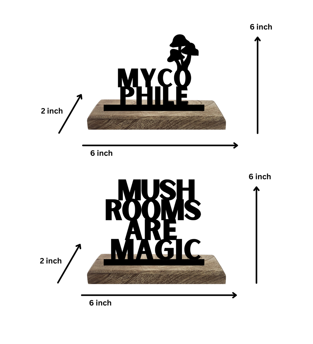 Mucophile Set of 2 Table Décor