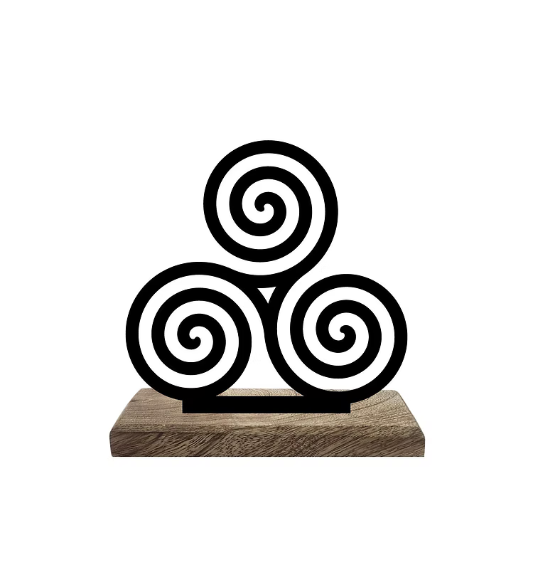 Eternal Knots and Spirals Set of 2 Table Décor