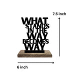 Short Life, Big Moves Set of 2 Table Décor