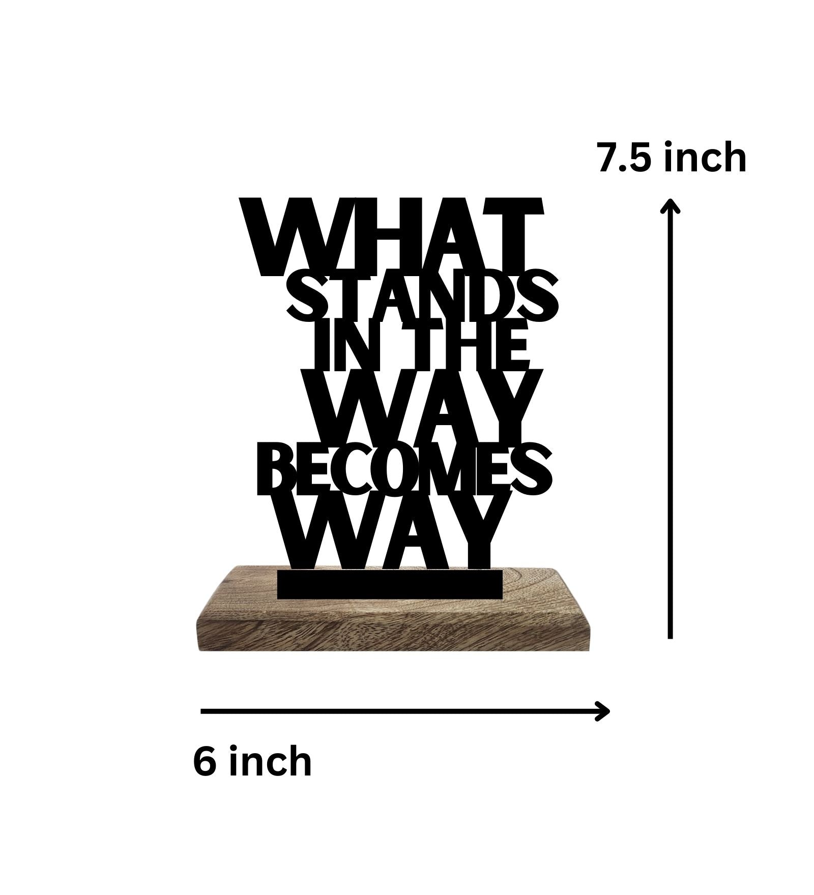 Short Life, Big Moves Set of 2 Table Décor