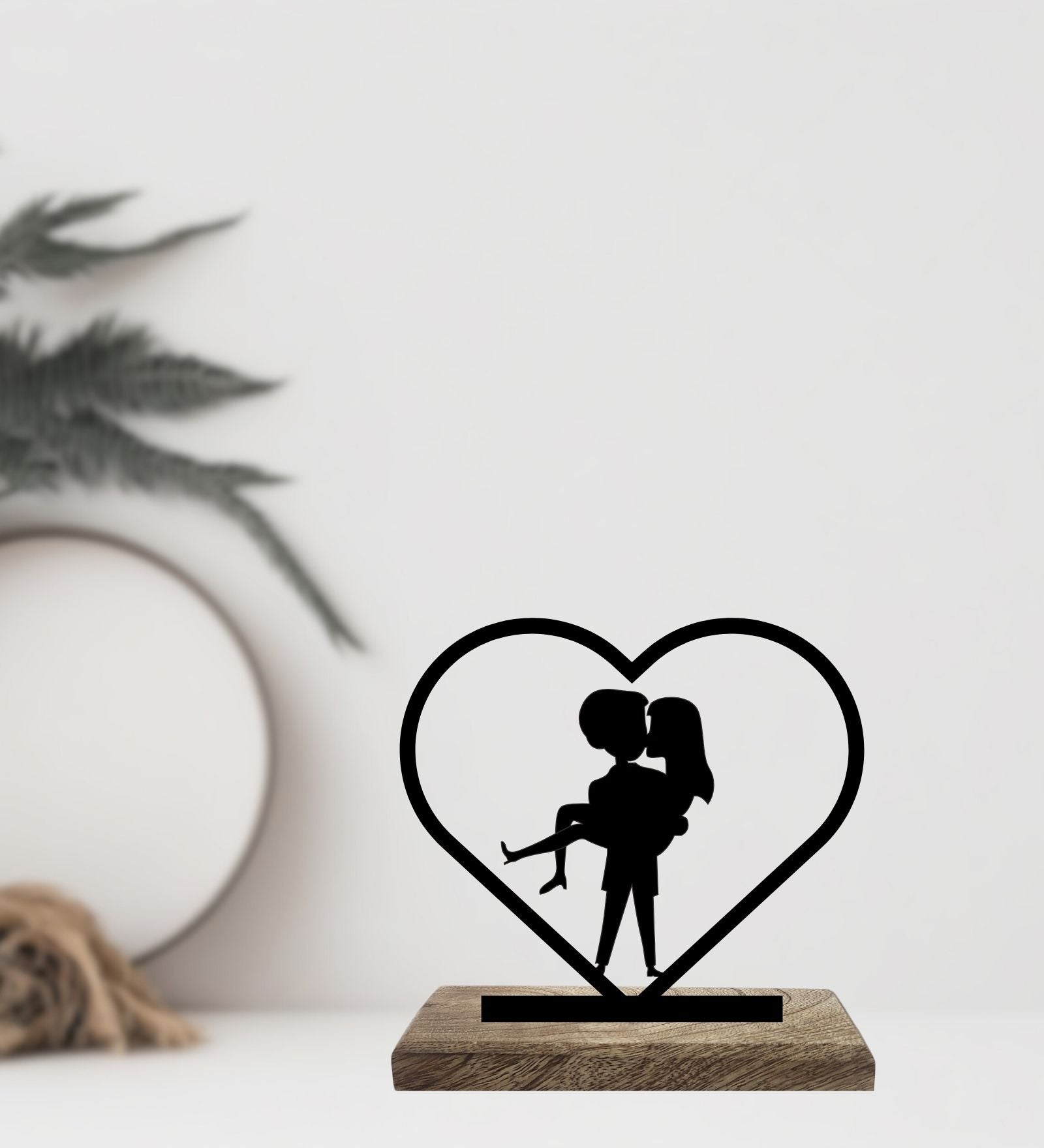 Eternal Love Set of 2 Table Décor
