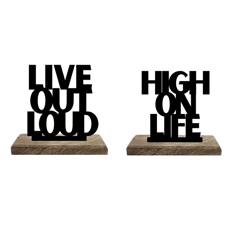 Loud & Lively Set of 2 Table Décor