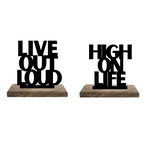 Loud & Lively Set of 2 Table Décor