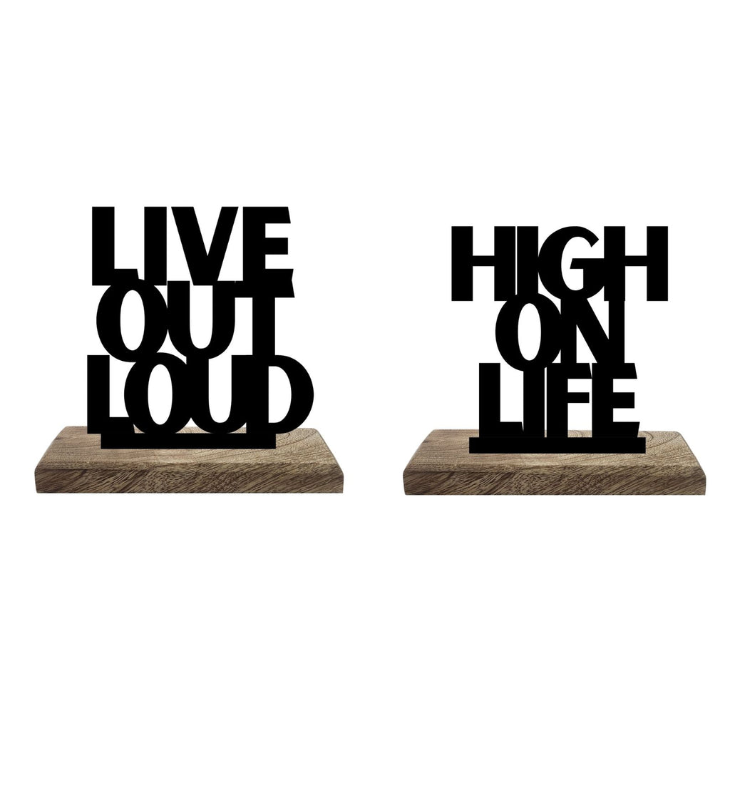 Loud & Lively Set of 2 Table Décor