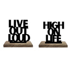 Loud & Lively Set of 2 Table Décor