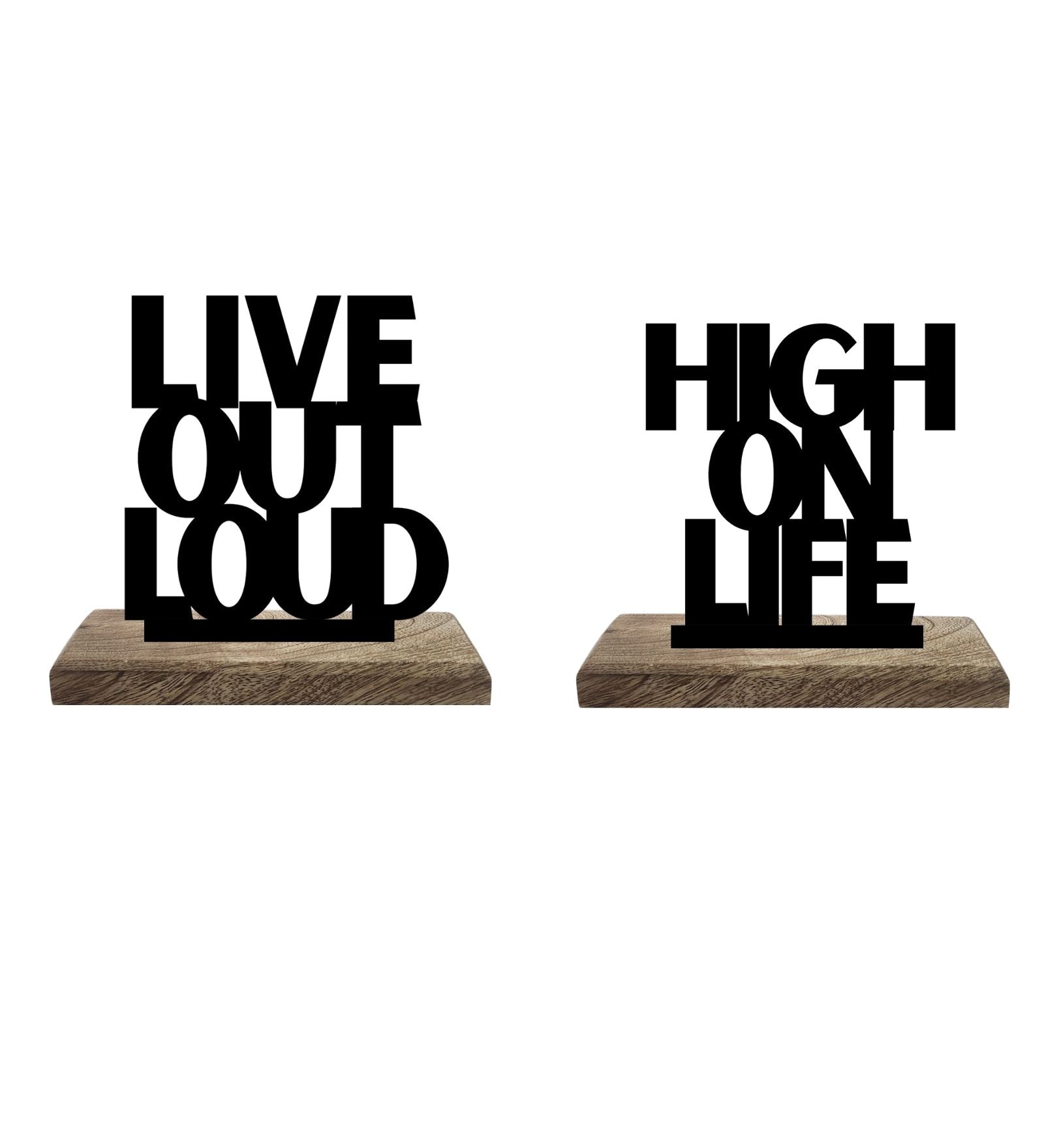 Loud & Lively Set of 2 Table Décor