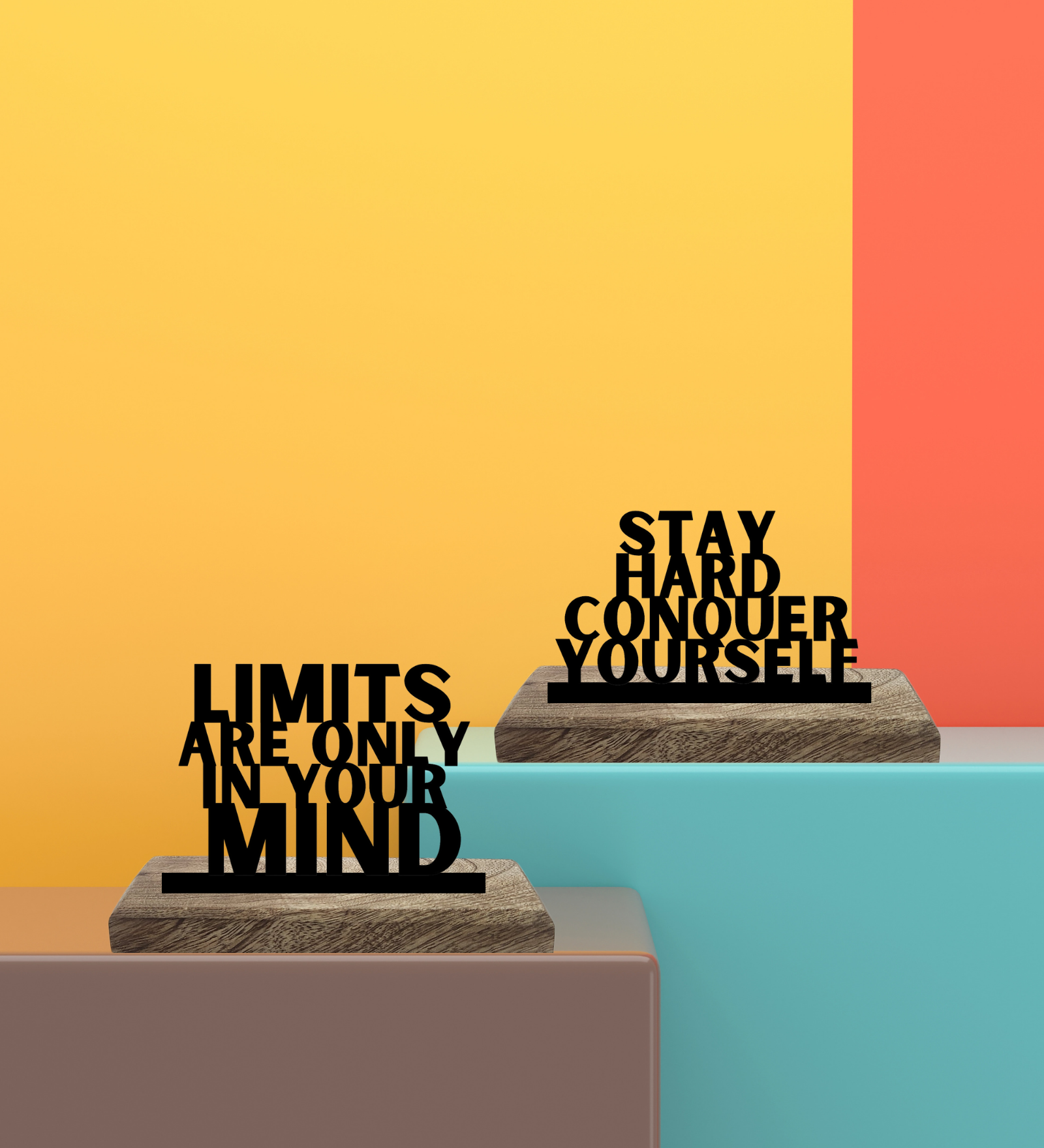 Mind over matter Set of 2 Table Décor