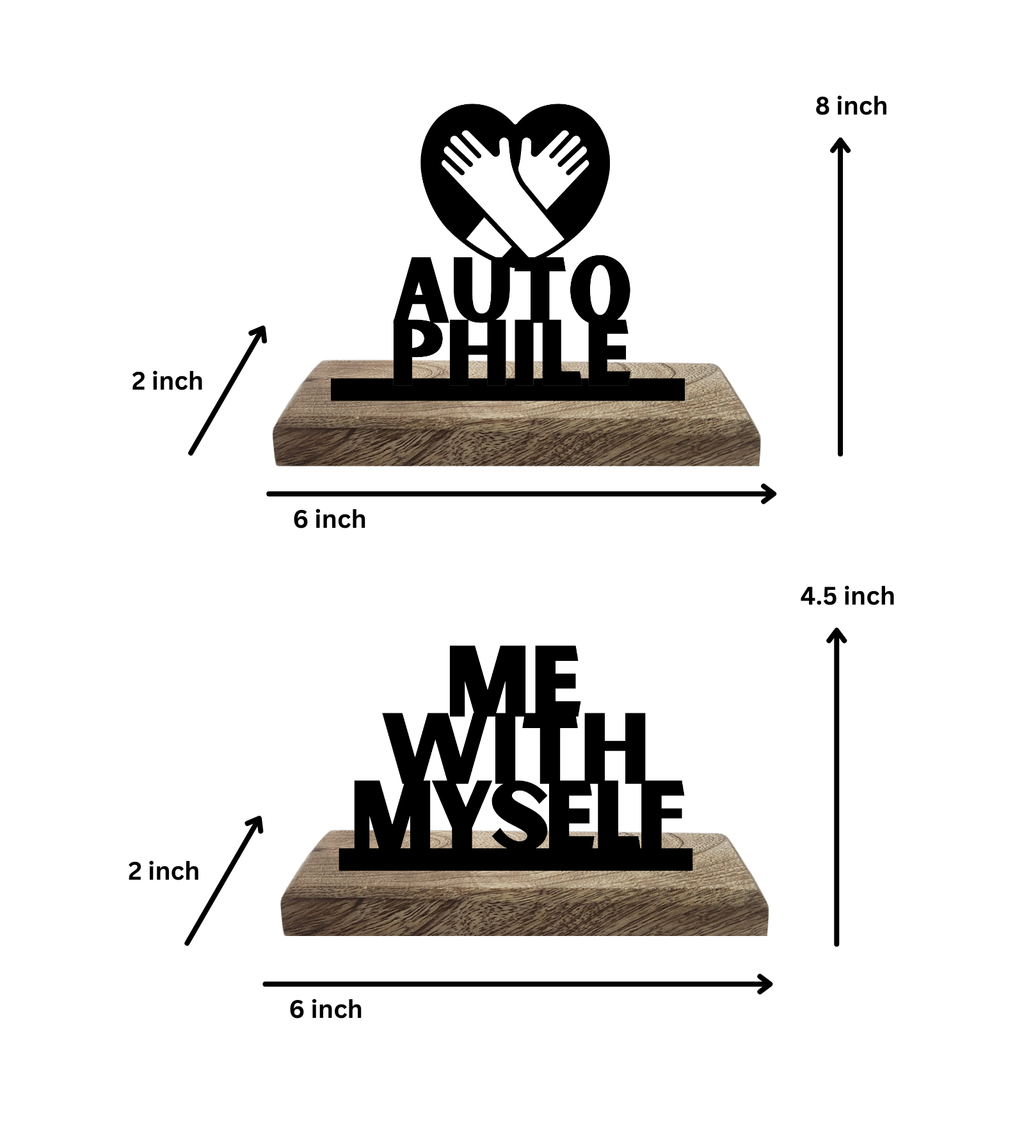 Autophile Set of 2 Table Décor