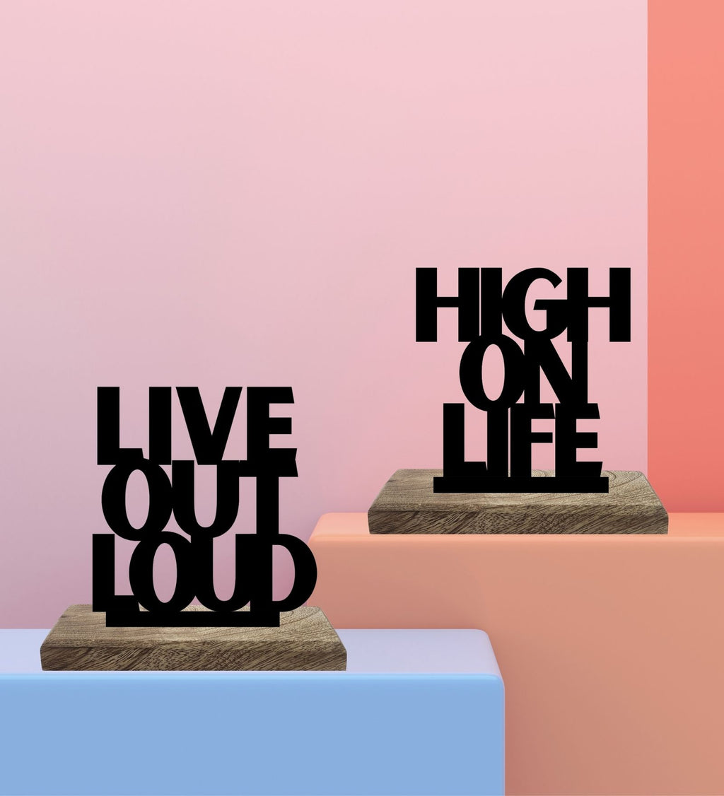 Loud & Lively Set of 2 Table Décor