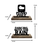 Pluviophile Set of 2 Table Décor