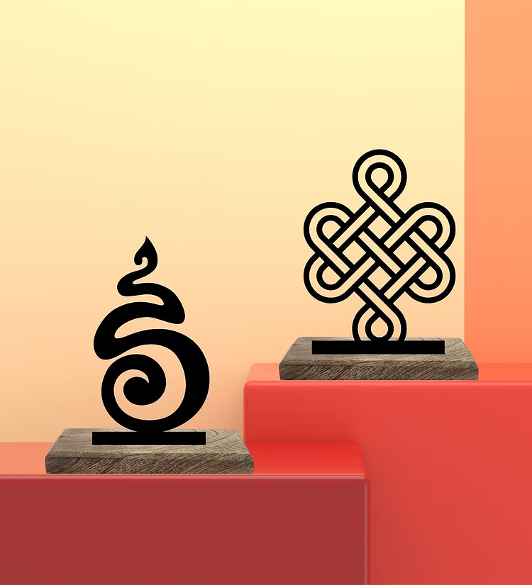 Spiritual Freedom Set of 2 Table Décor