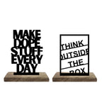 Dope Ideas, Daily Execution Set of 2 Table Décor