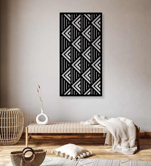 Rectangular Creative Pattern Panel