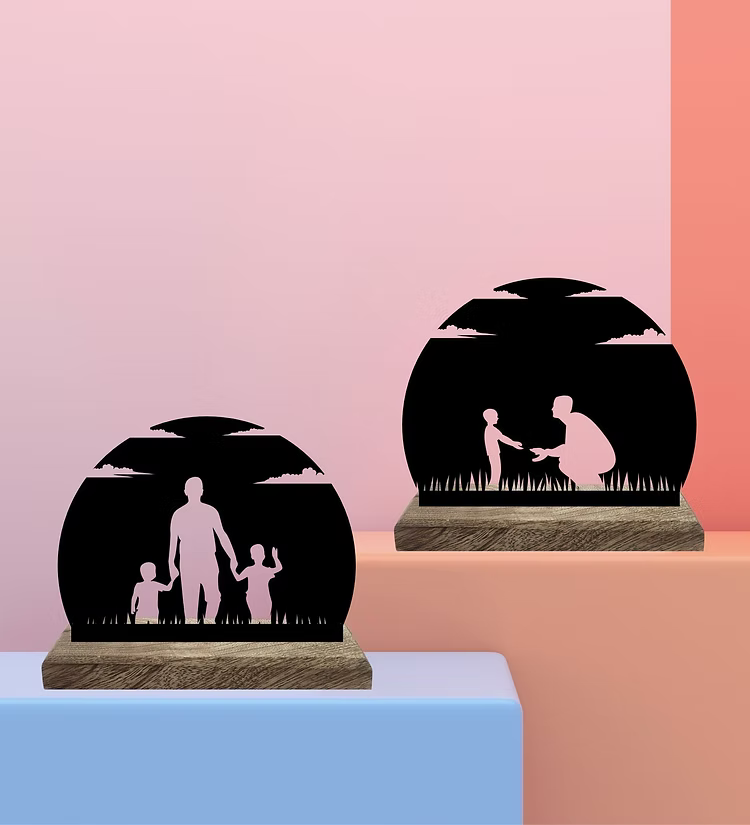 Parental Love Set of 2 Table Décor