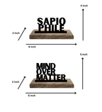 Sapiophile Set of 2 Table Décor