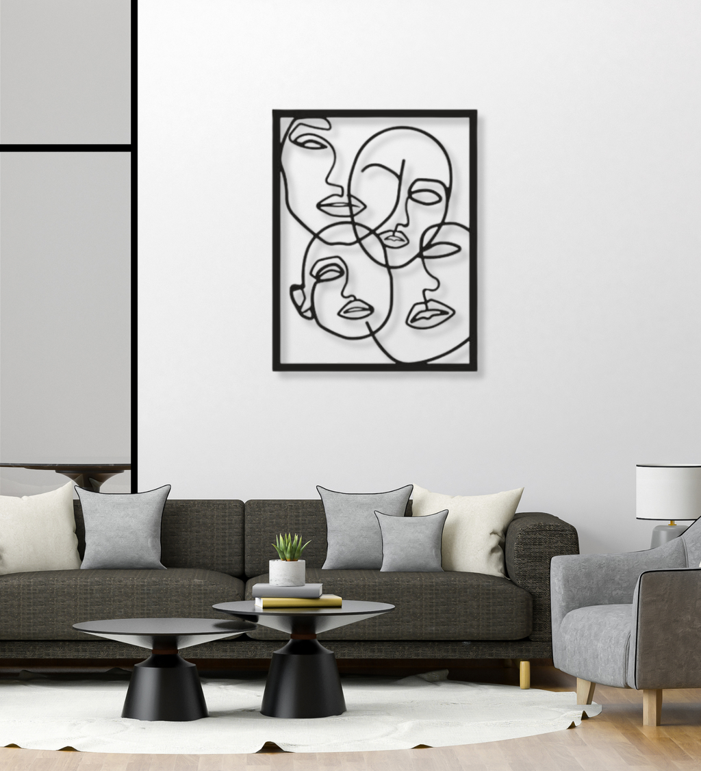 Abstract Faces Family