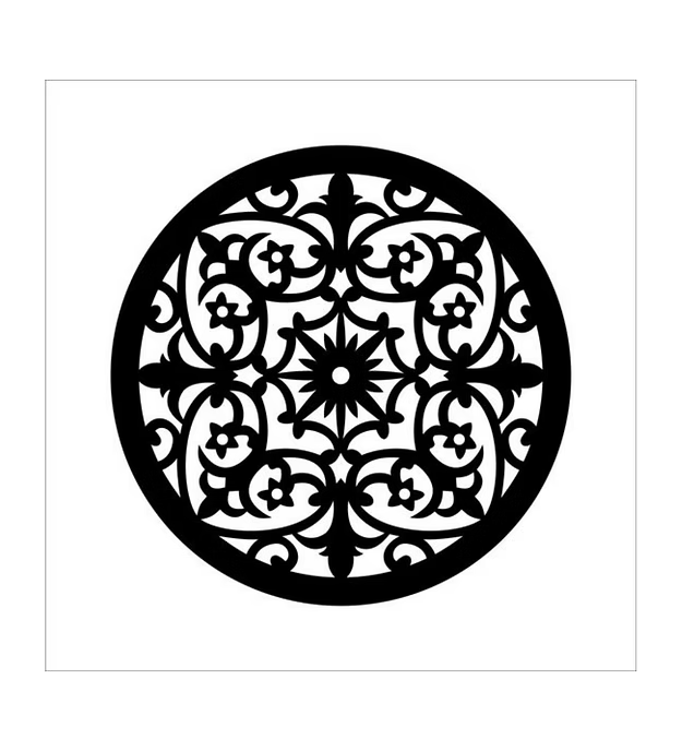 Round Creative Pattern Panel