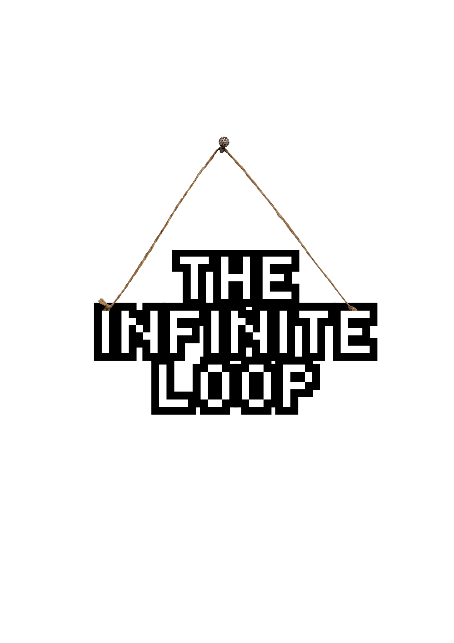 The Infinite Loop Metal Hanging