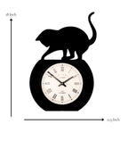 Cat Fishing Wall Clock