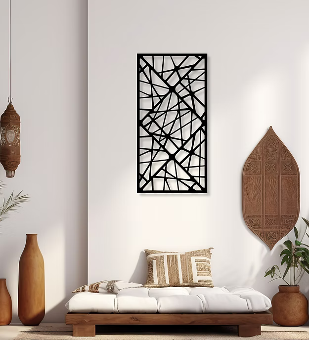 Rectangular Creative Pattern Panel