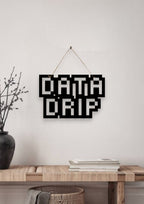 Data Drip Metal Hanging