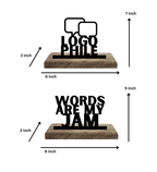 Logophile Set of 2 Table Décor