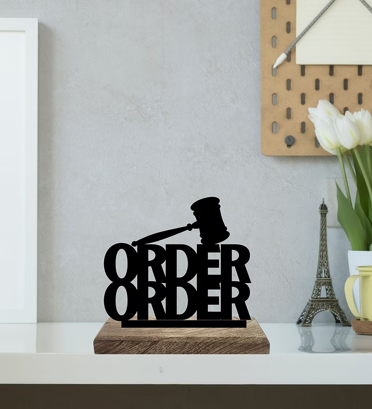 Lawyer's Pride Set of 2 Table Décor