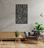 Rectangular Creative Leaves Pattern Panel