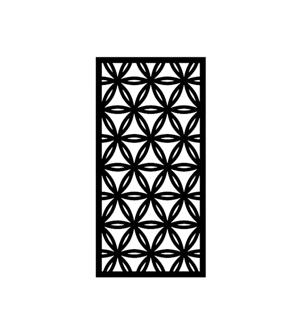 Rectangular Creative Pattern Panel