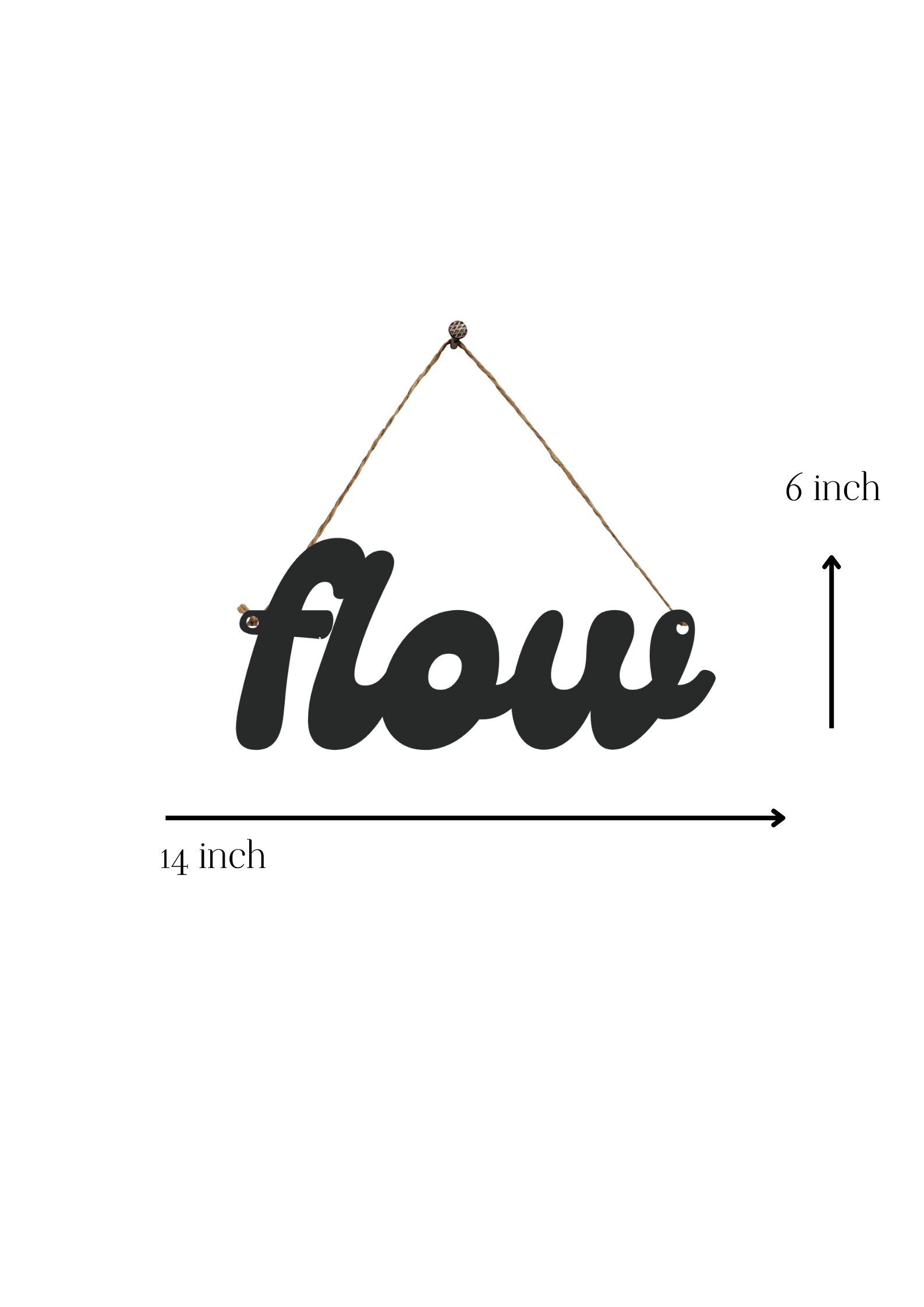 Flow Metal Hanging