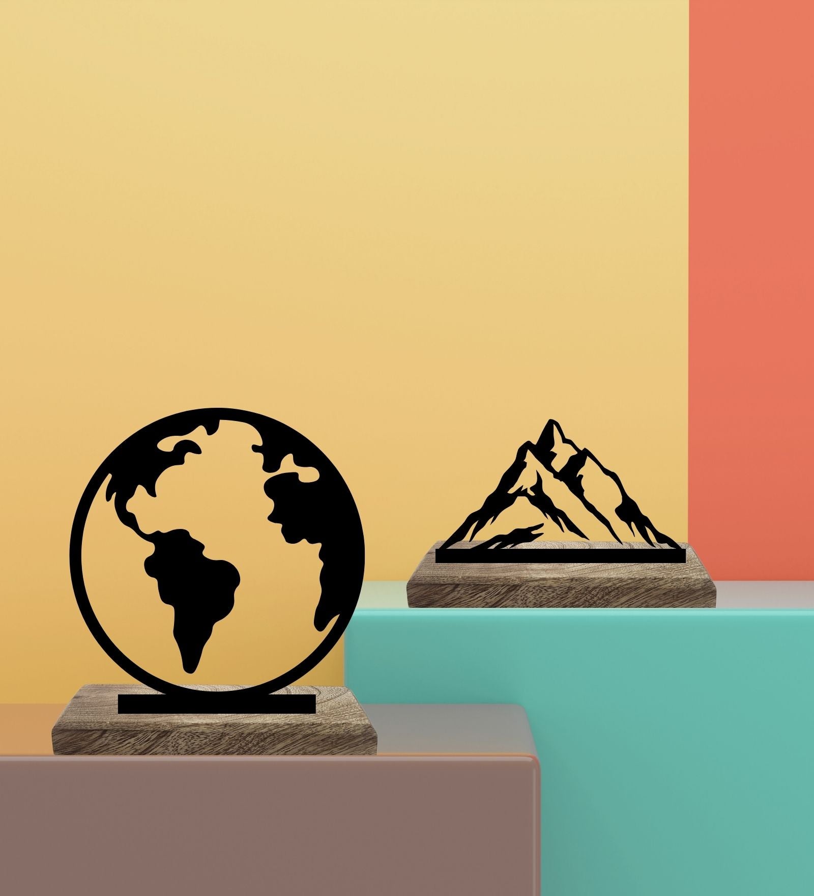 Global Perspectives Set of 2 Table Décor