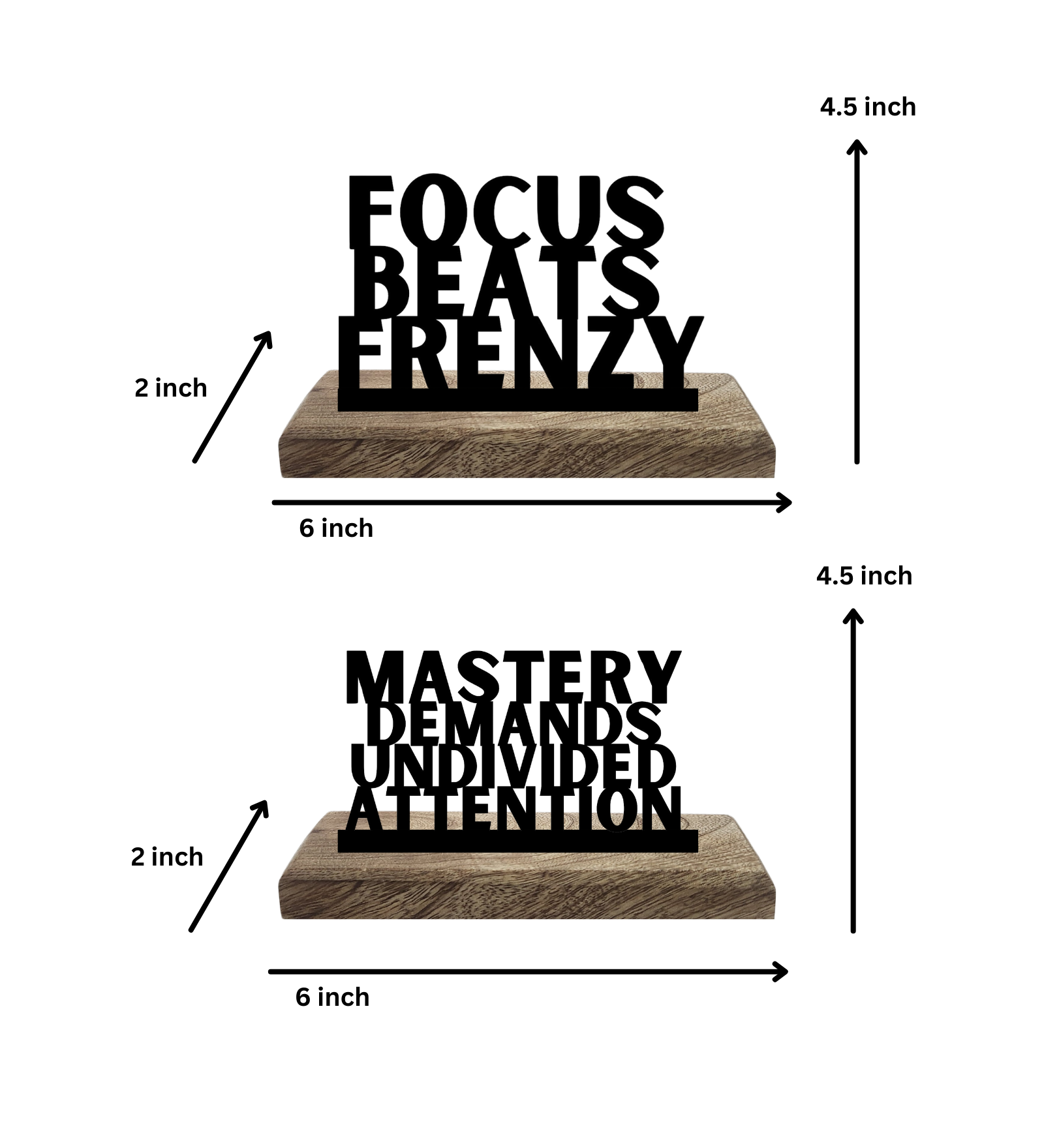 Master the Moment Set of 2 Table Décor