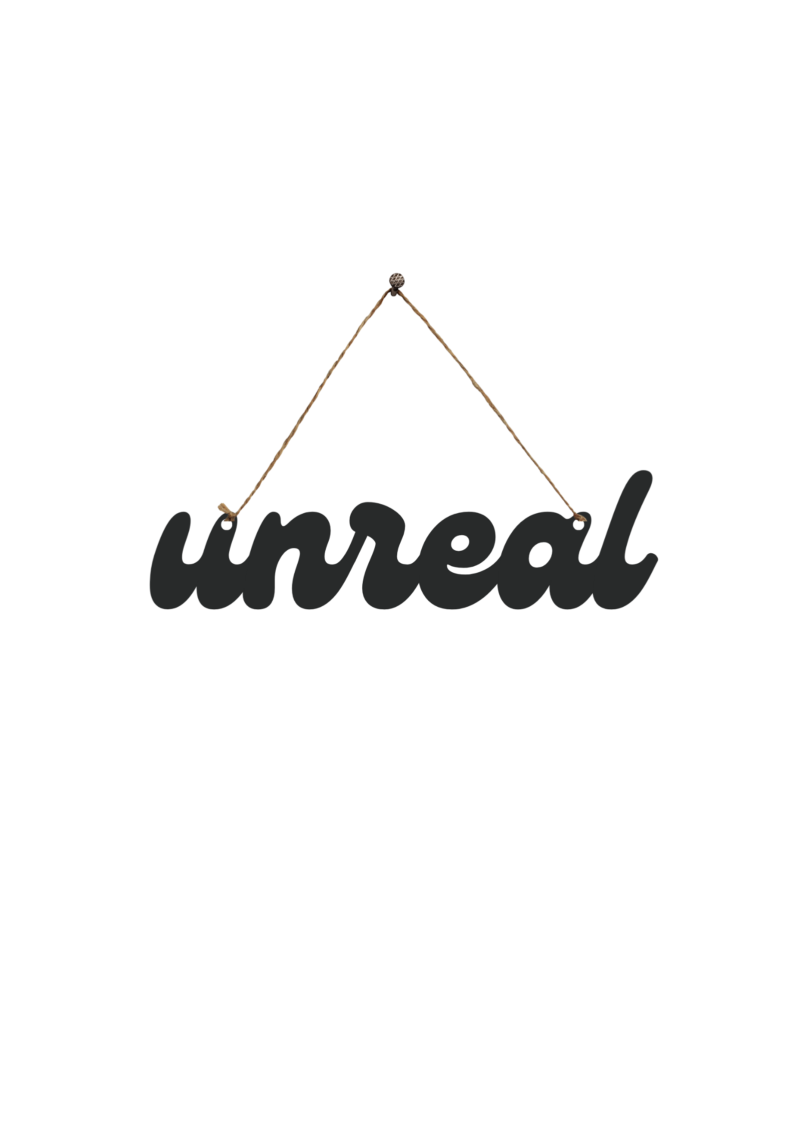 Unreal Metal Hanging