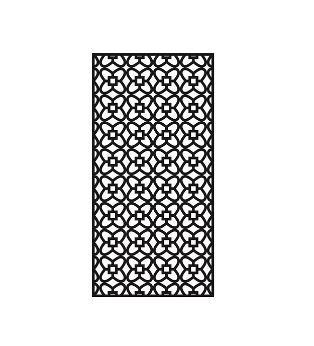 Rectangular Creative Pattern Panel