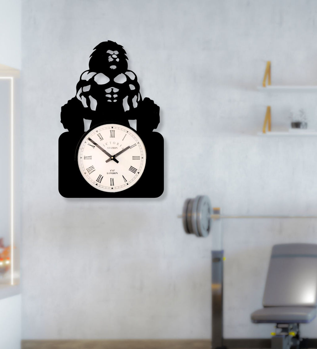 Gym Lion Wall Clock